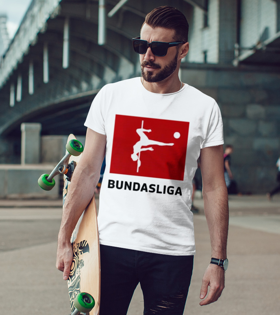 CA$HANOVA BULHAR BUNDASLIGA Parody Soccer Pole Dance Icon Red T-Shirt