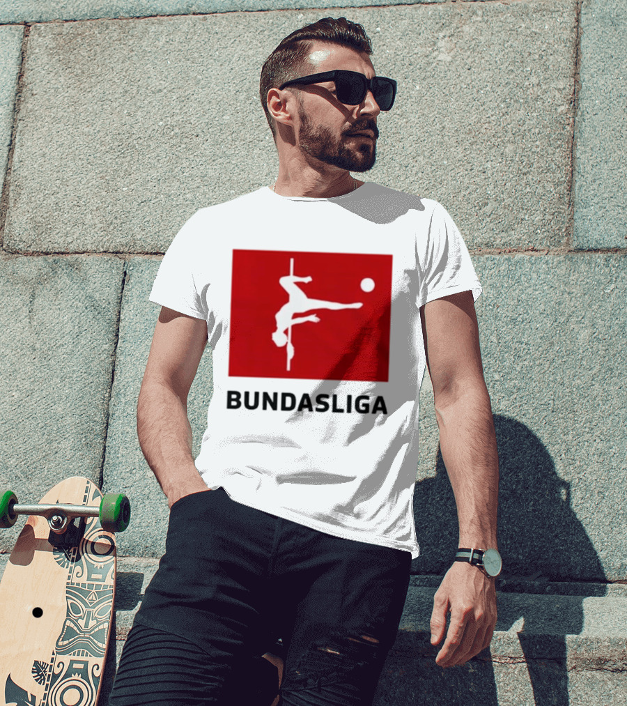 CA$HANOVA BULHAR BUNDASLIGA Parody Soccer Pole Dance Icon Red T-Shirt