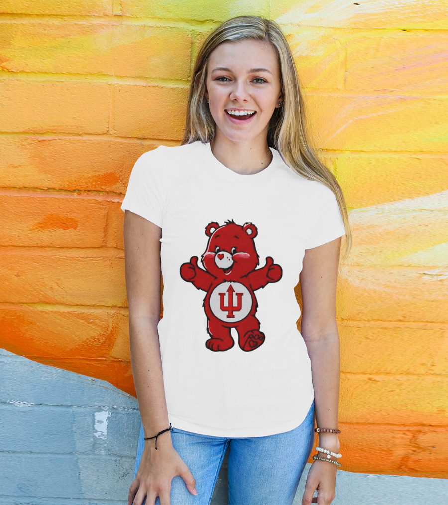 Indiana Hoosiers Bear Mascot Thumbs Up T-Shirt
