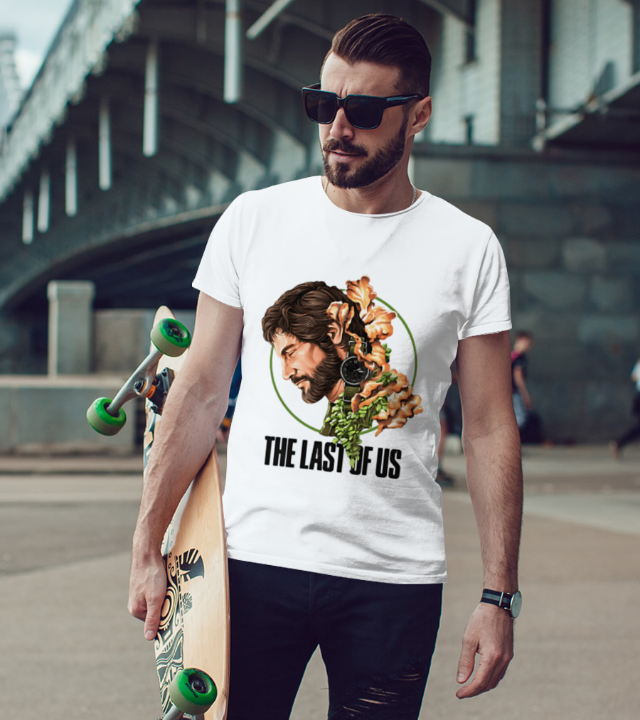 The Last Of Us Joel Portrait With Nature T-Shirt