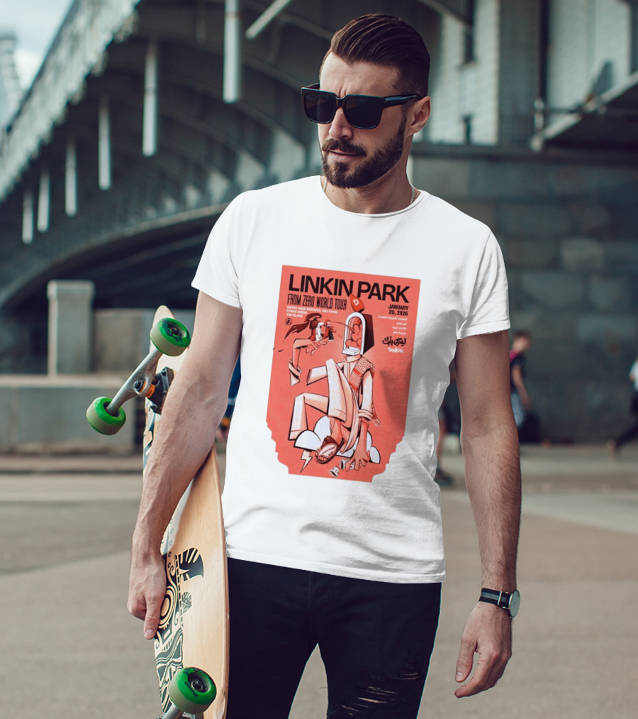 Linkin Park From Zero World Tour Yas Island January 20 2026 T-Shirt