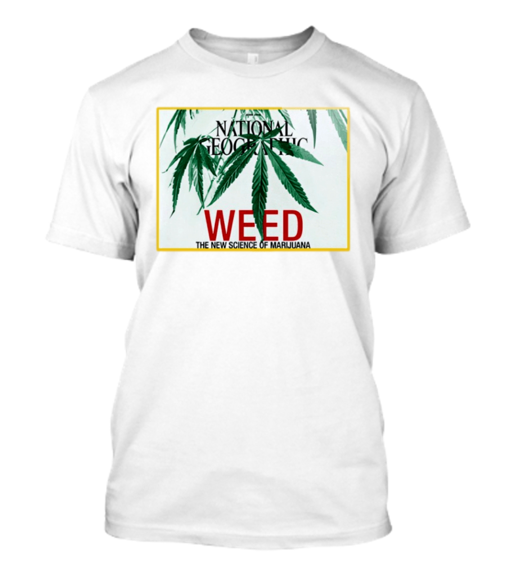National Geographic Weed The New Science Of Marijuana Cannabis Leaves T-Shirt