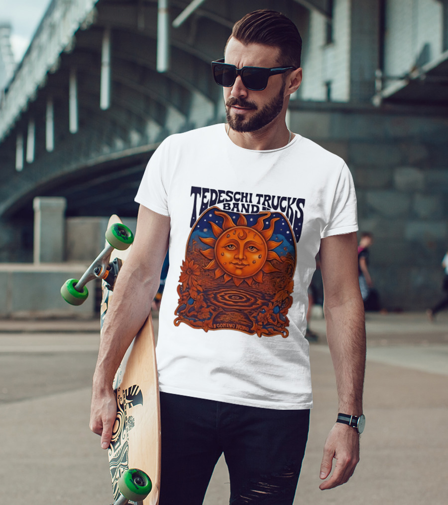 Tedeschi Trucks Band Cosmic Sunflower I Am The Moon Tour T-Shirt