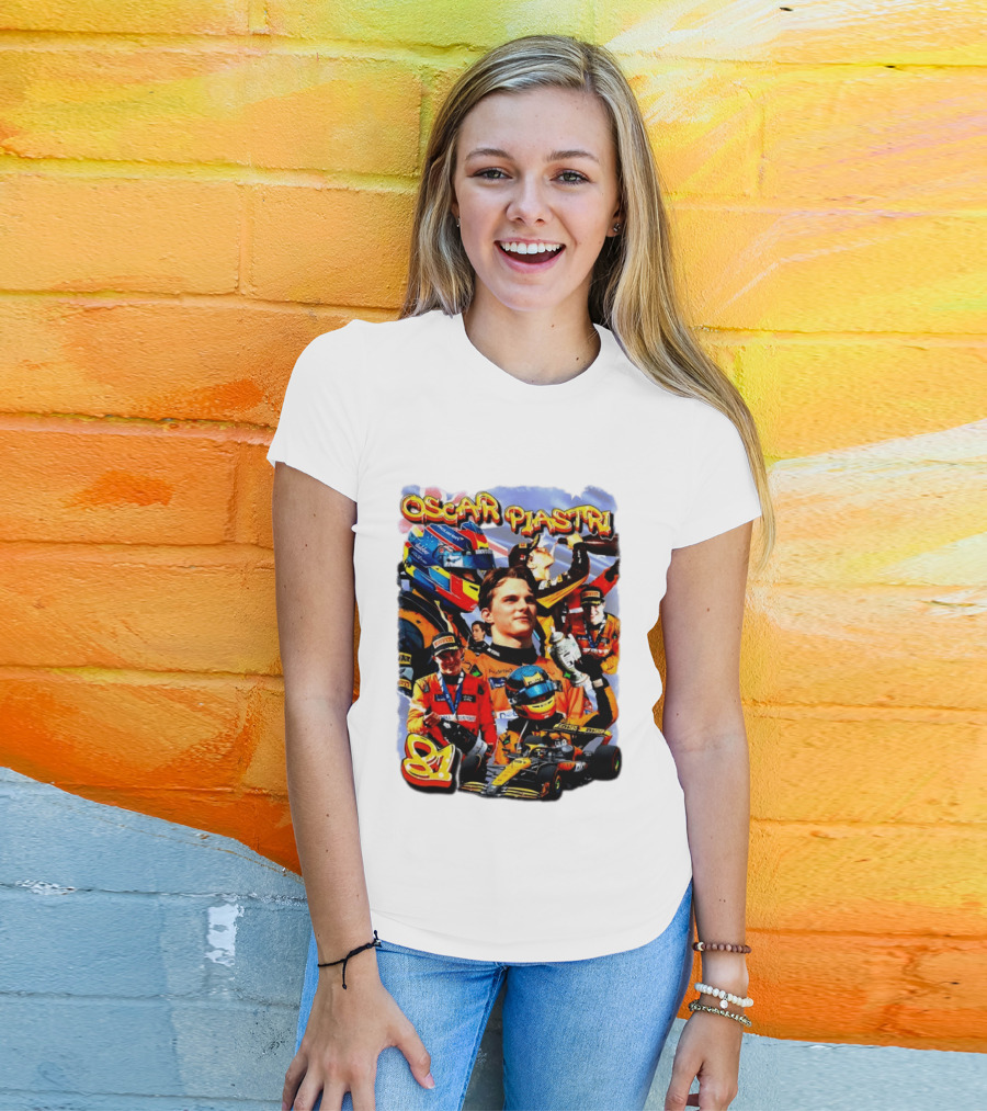 Oscar Piastri Racing Suit Victory Celebration Fan Merchandise T-Shirt