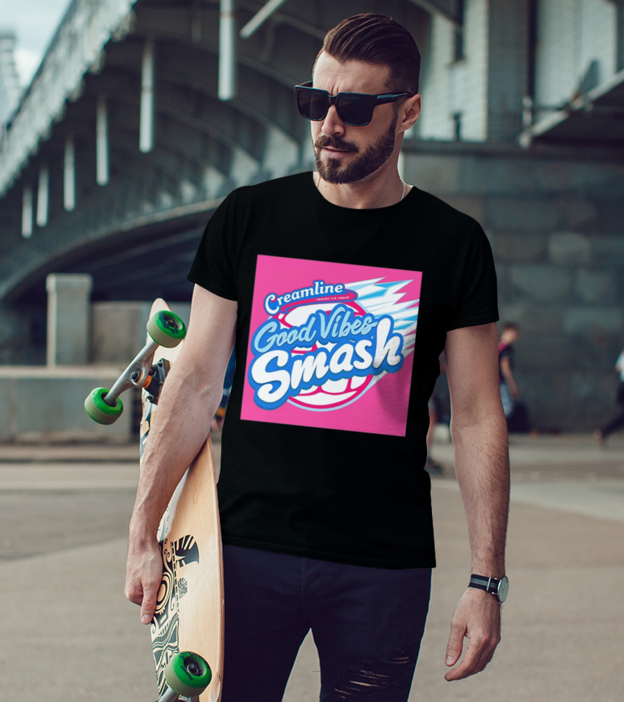 Creamline Good Vibes Smash Creamy Ice Cream Burst T-Shirt