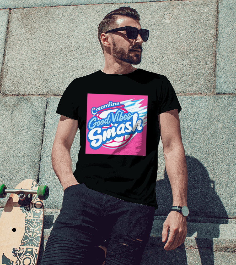 Creamline Good Vibes Smash Creamy Ice Cream Burst T-Shirt