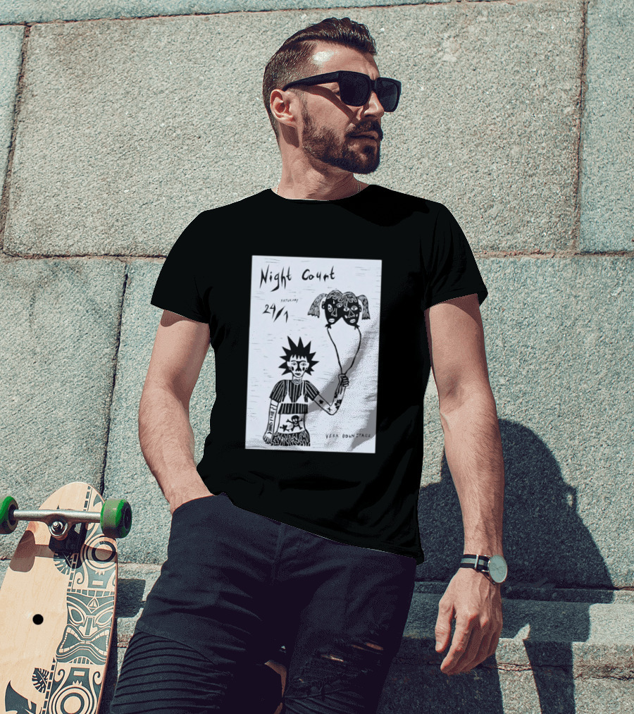 Night Court January 24 Vera Downstage Groningen NL Punk T-Shirt