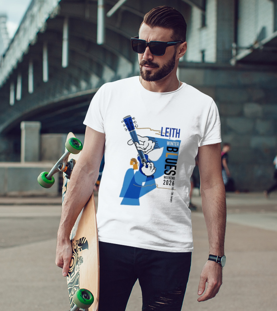 Leith Winter Blues Weekend 2026 Guitar Festival T-Shirt