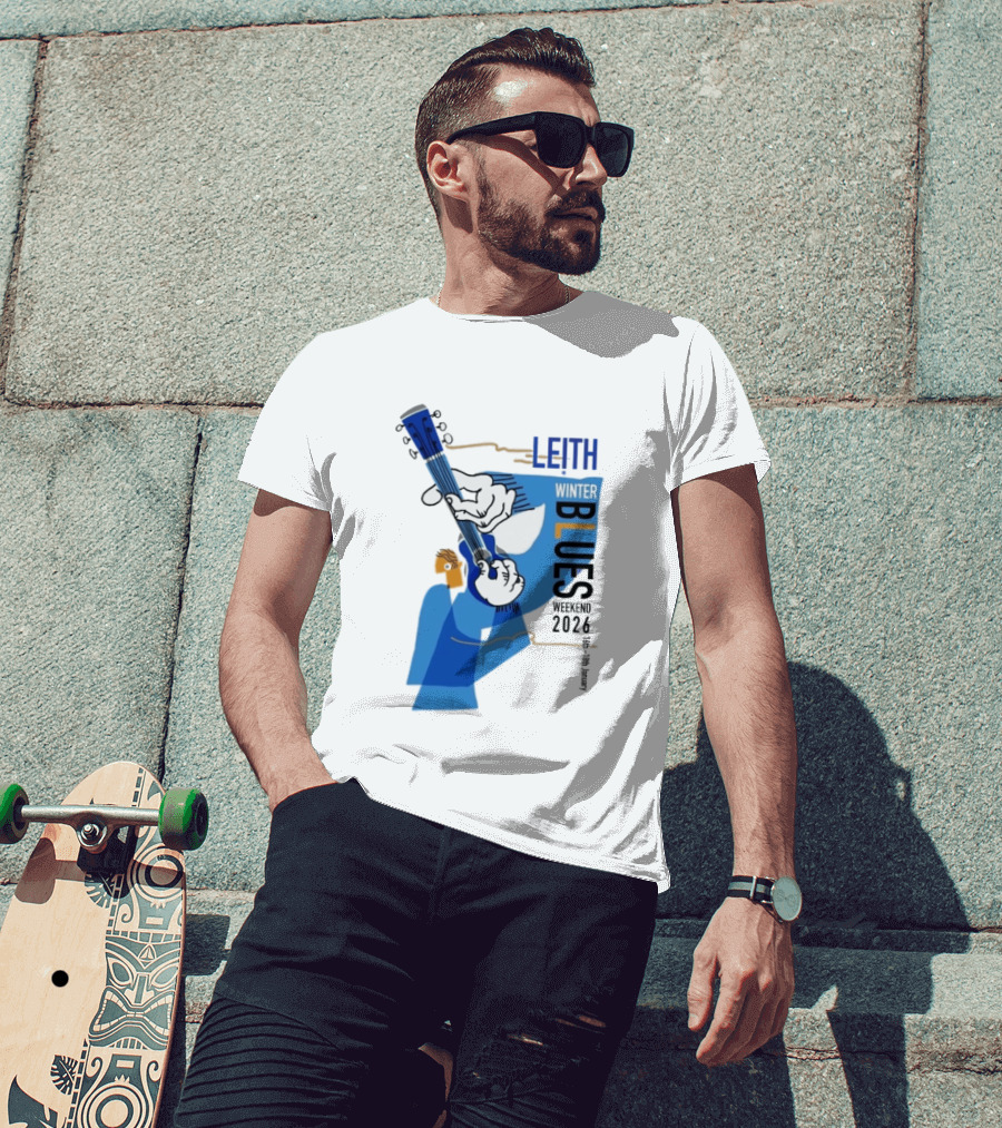Leith Winter Blues Weekend 2026 Guitar Festival T-Shirt