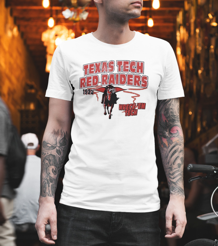 Texas Tech Red Raiders 1923 Wreck 'Em Tech Horse T-Shirt