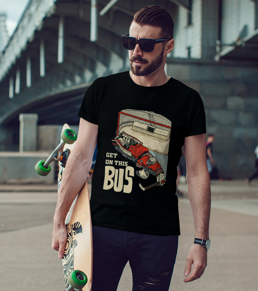 Brandon Bussi Carolina Hurricanes Get On This Bus NHL T-Shirt