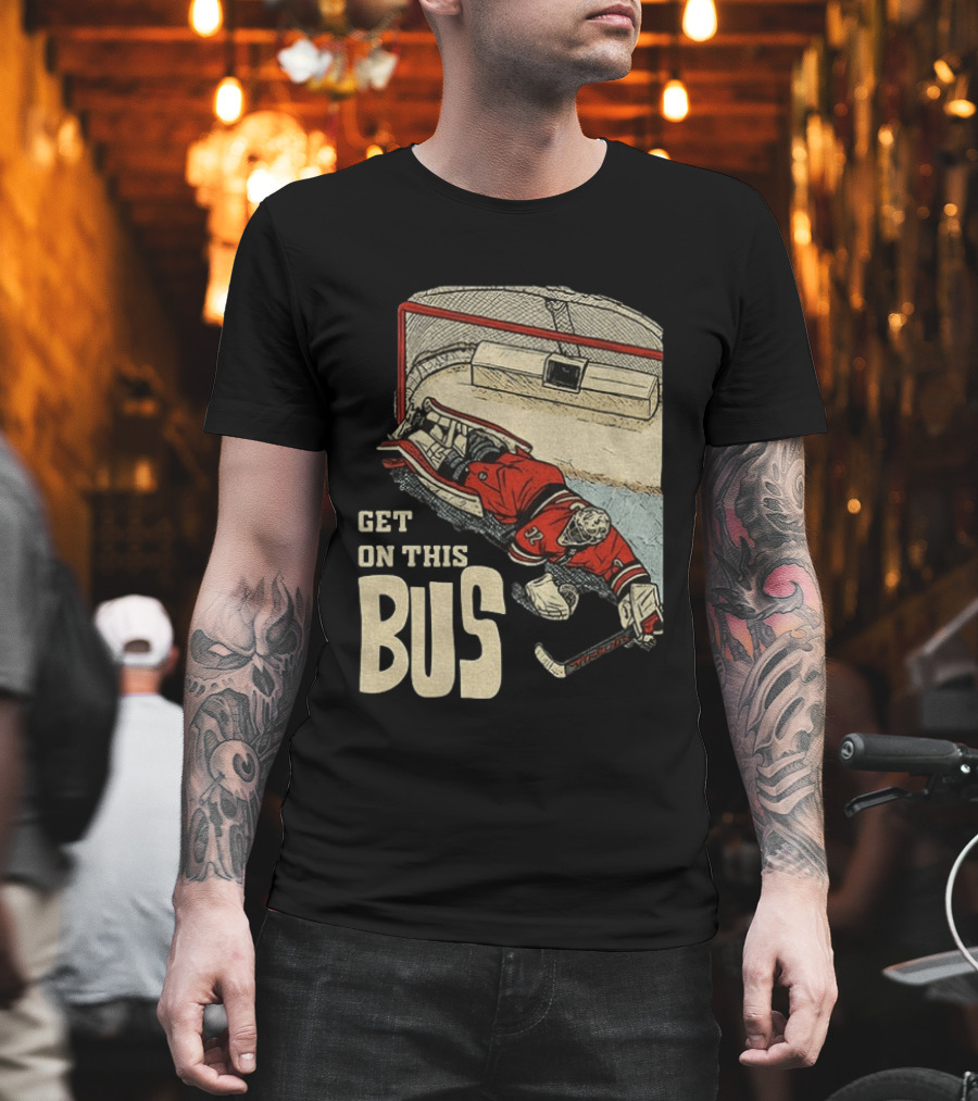 Brandon Bussi Carolina Hurricanes Get On This Bus NHL T-Shirt