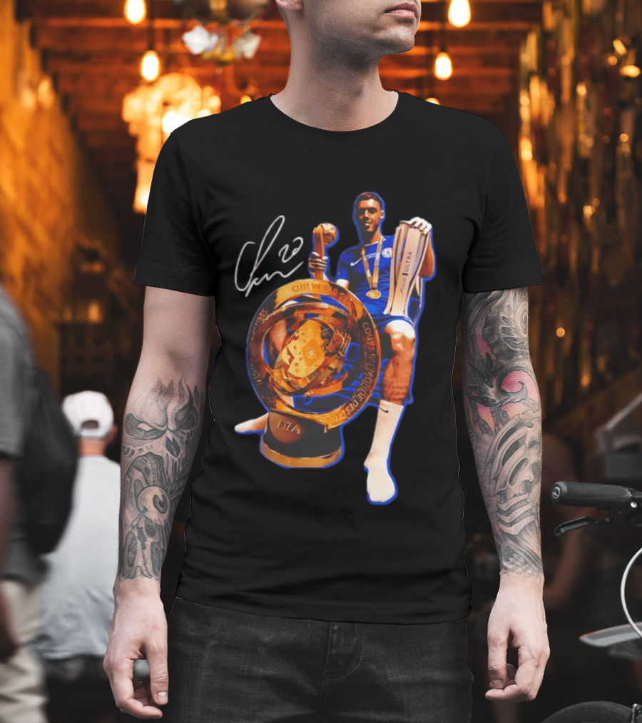Cole Palmer Club World Cup FIFA Trophy Celebration T-Shirt