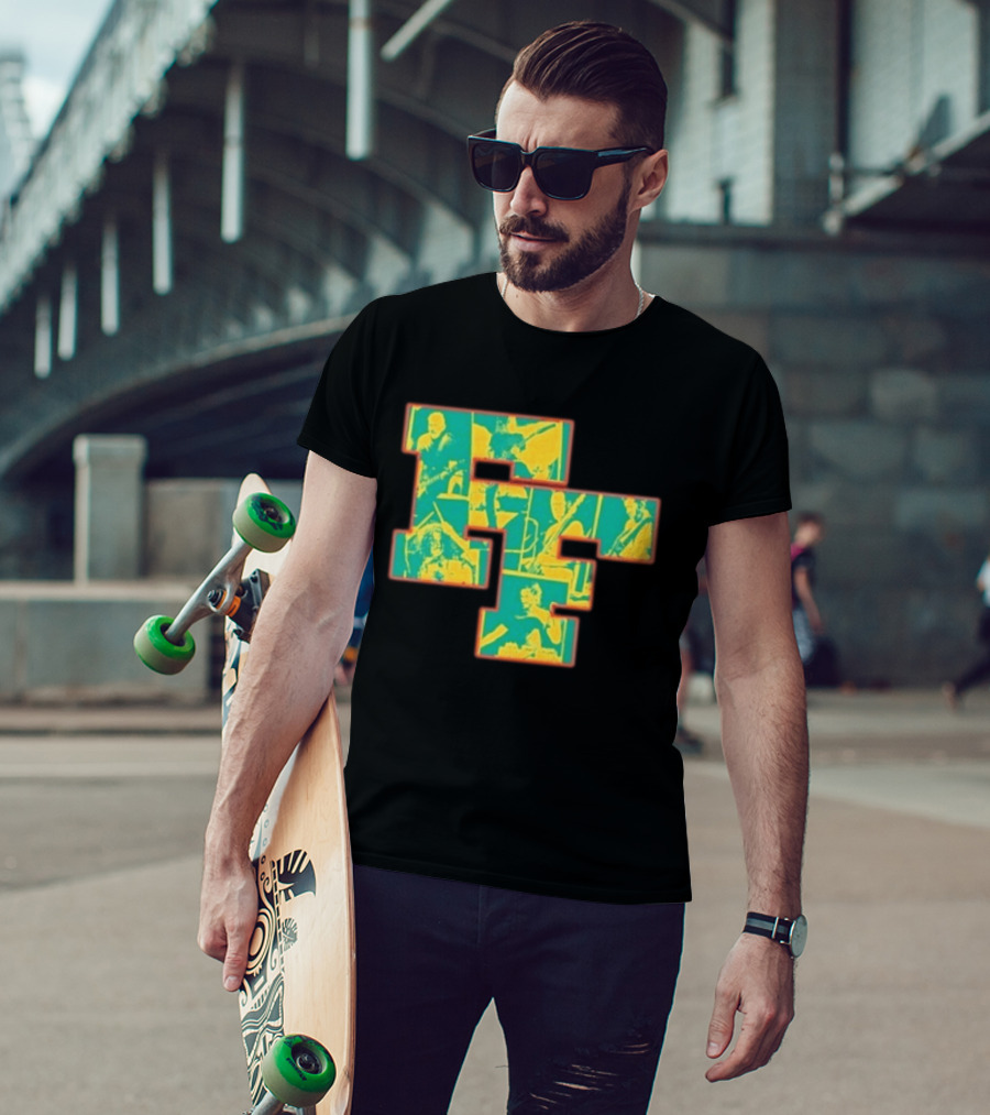 Foo Fighters 2026 FF Tasmania Tour Collage Imagery Of Band Members T-Shirt