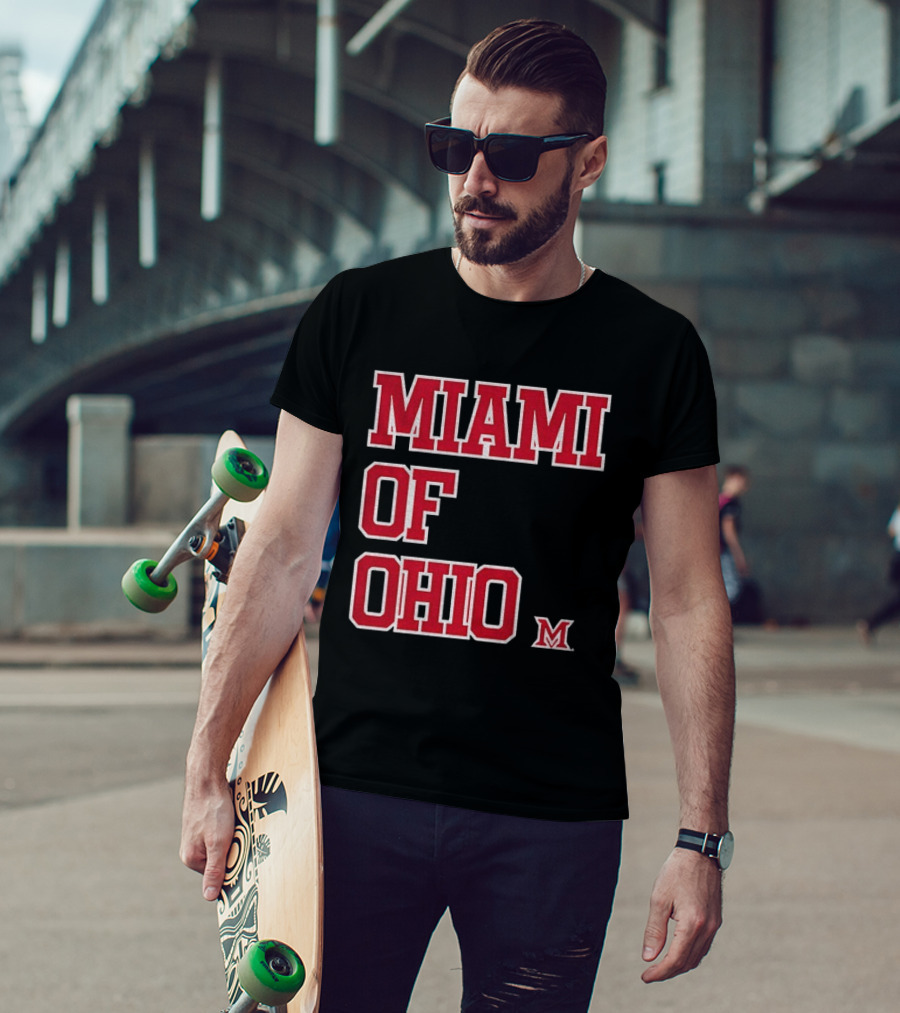 Miami Of Ohio RedHawks Basketball M T-Shirt