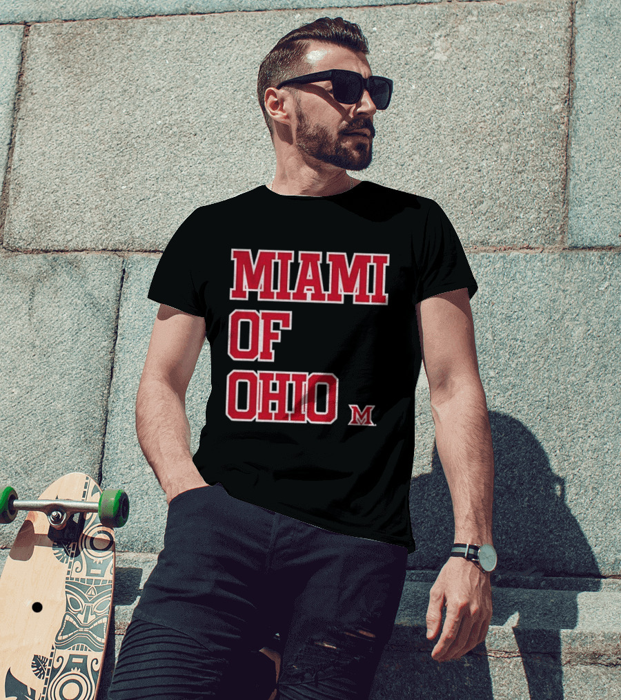 Miami Of Ohio RedHawks Basketball M T-Shirt