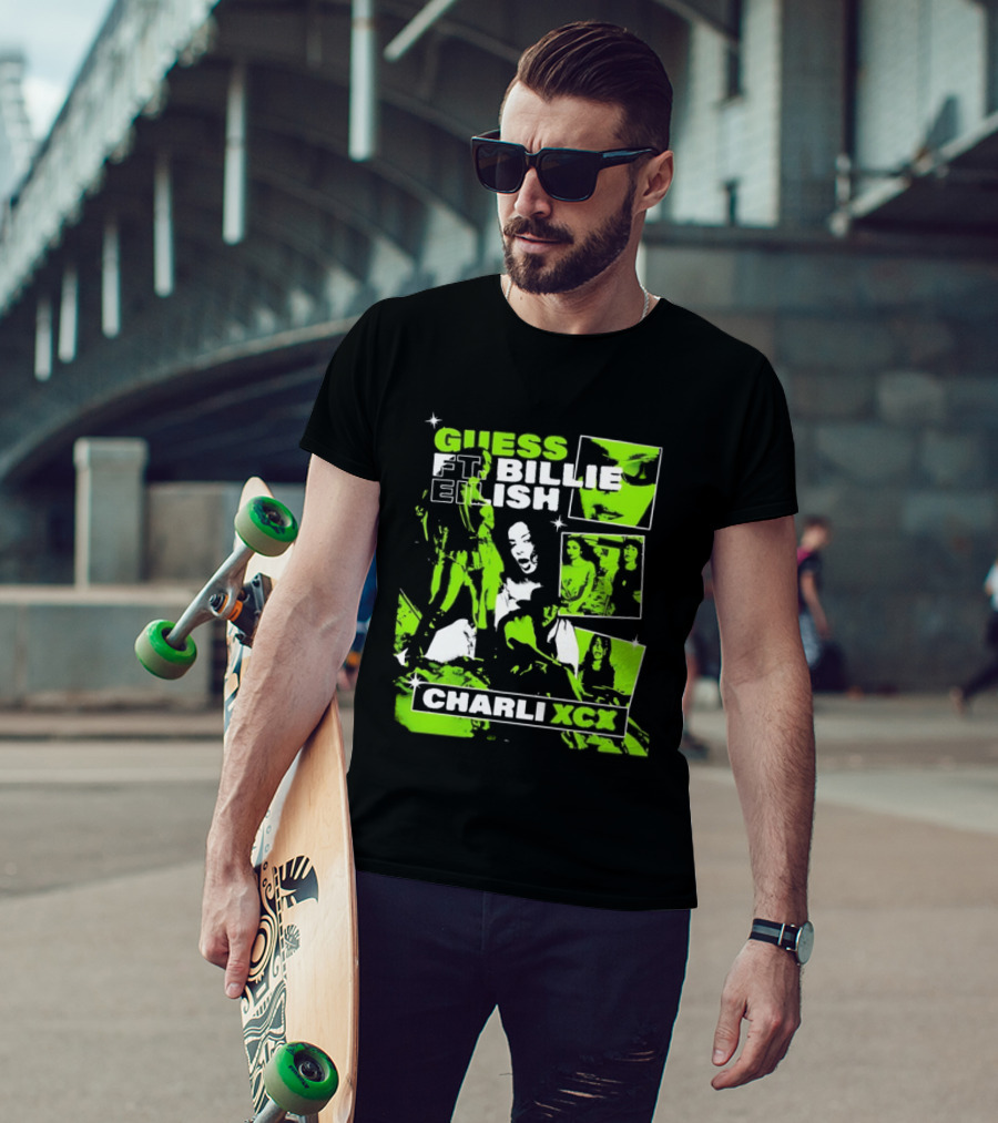 Guess Ft Billie Eilish Charli Xcx T-Shirt