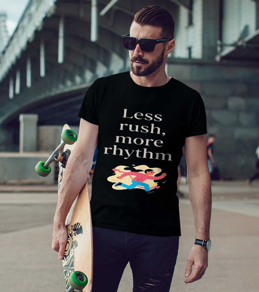 Less Rush More Rhythm Running Woman T-Shirt