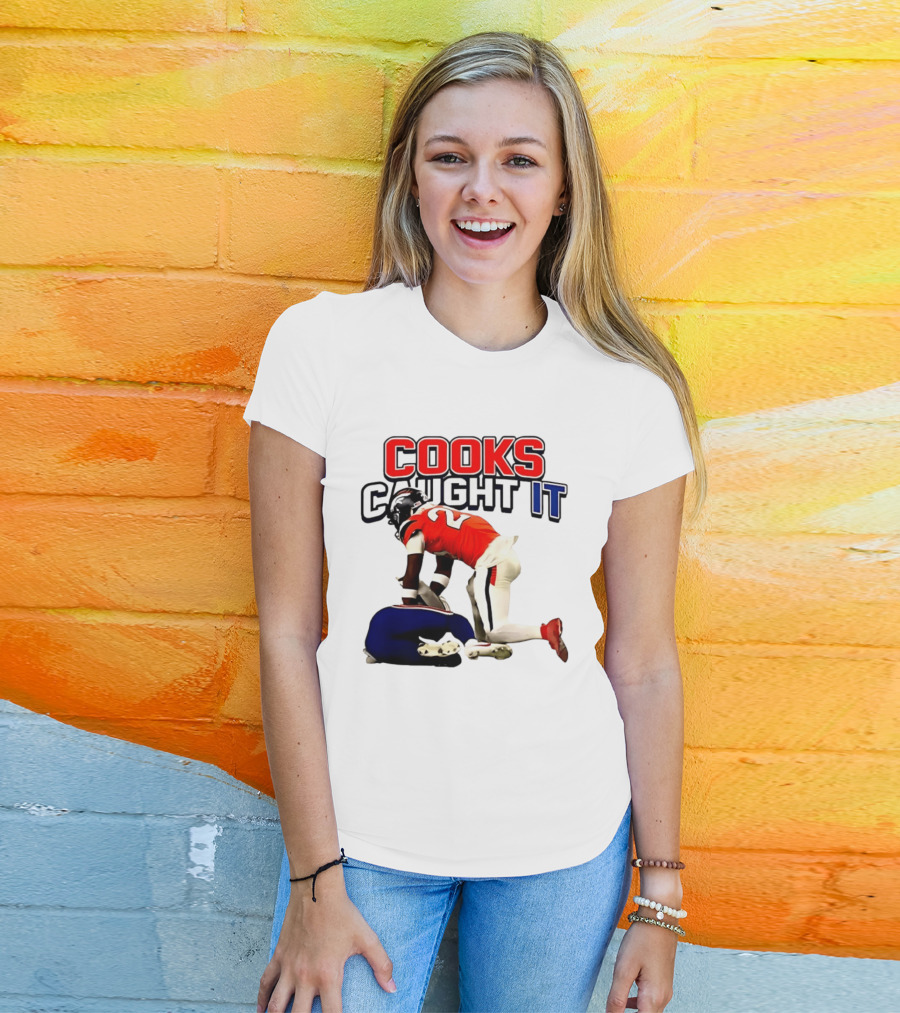 Buffalo Bills Mafia Cooks Caught It Football Play T-Shirt