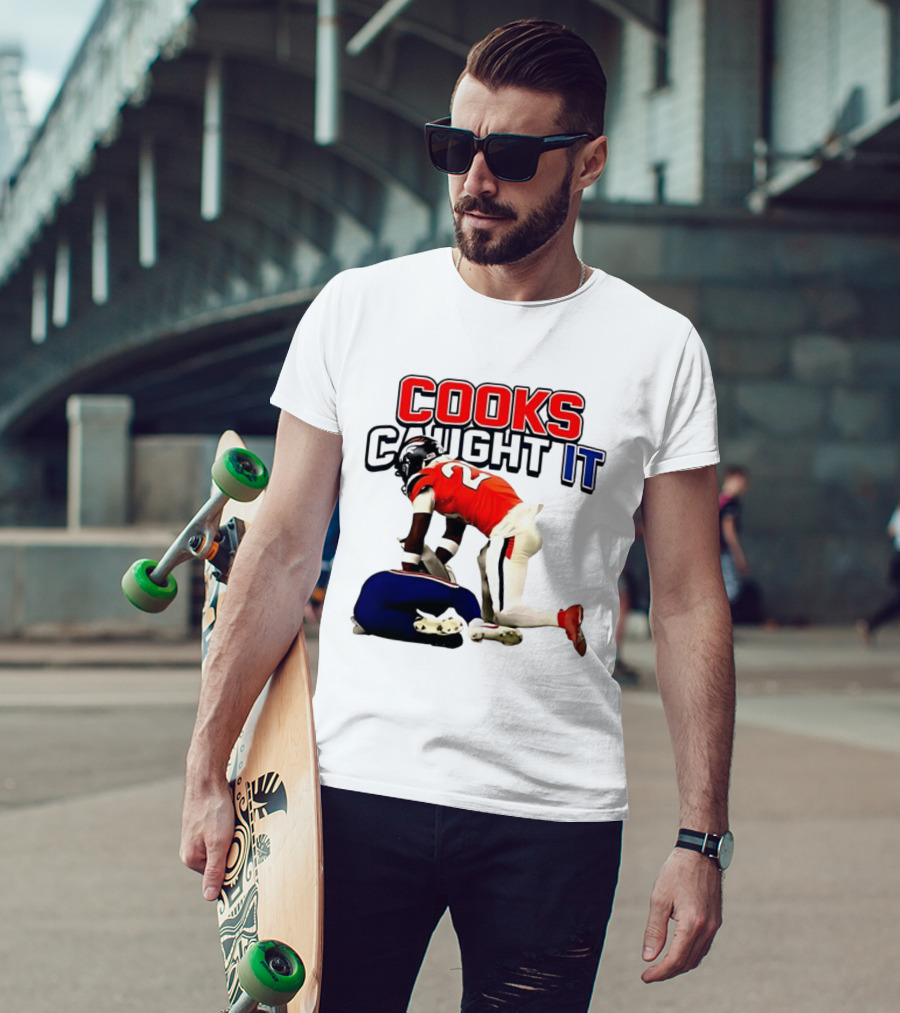 Buffalo Bills Mafia Cooks Caught It Football Play T-Shirt