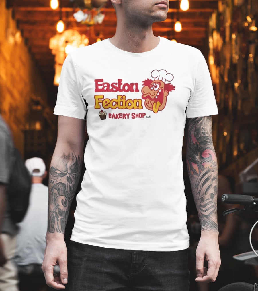 Easton Fection Bakery Shop LLC Funny Chef Cartoon Cupcake T-Shirt
