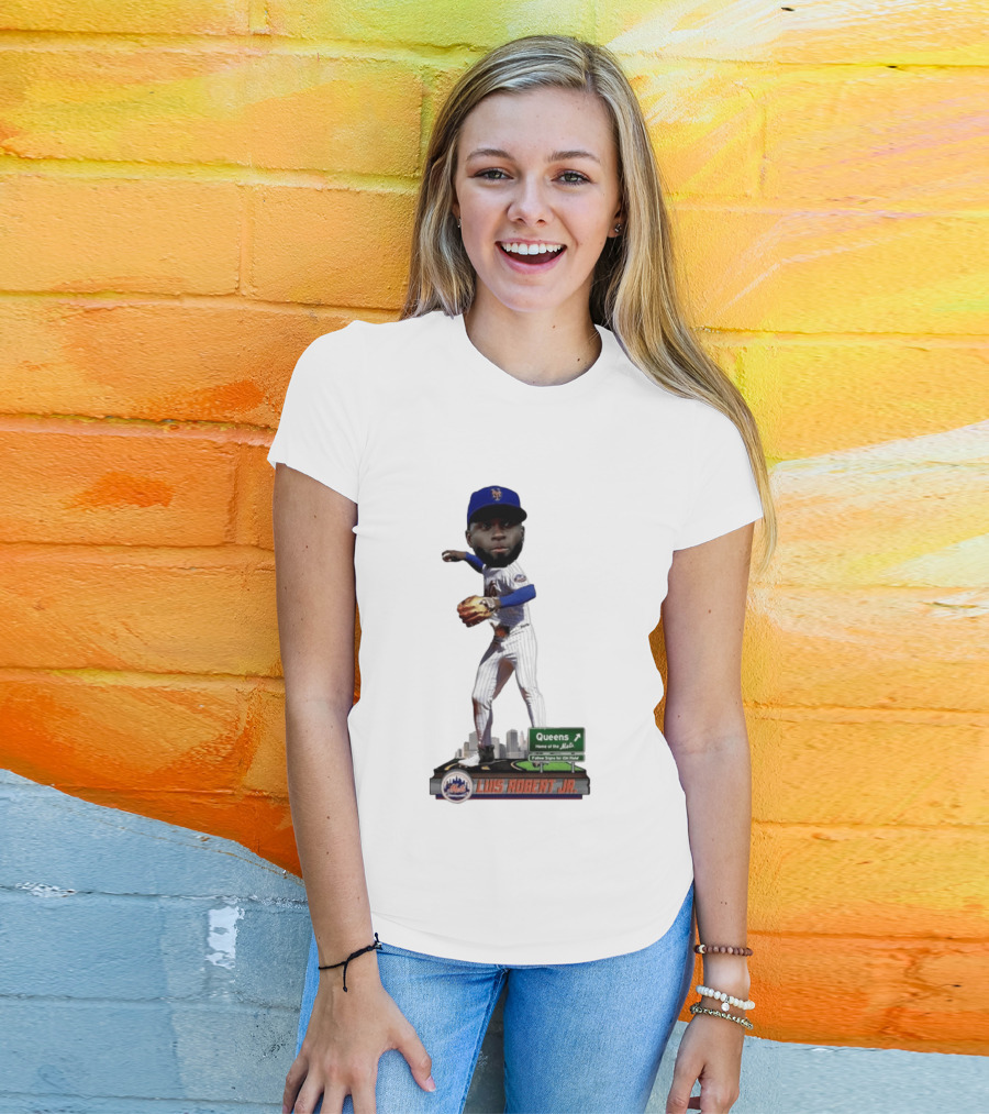 Luis Robert Jr Queens Home Of The New York Mets Follow Signs For Citi Field T-Shirt