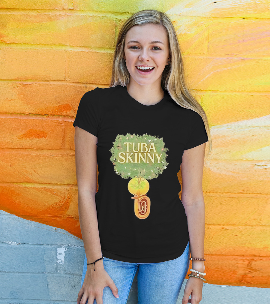 Tuba Skinny Tree And Tuba T-Shirt