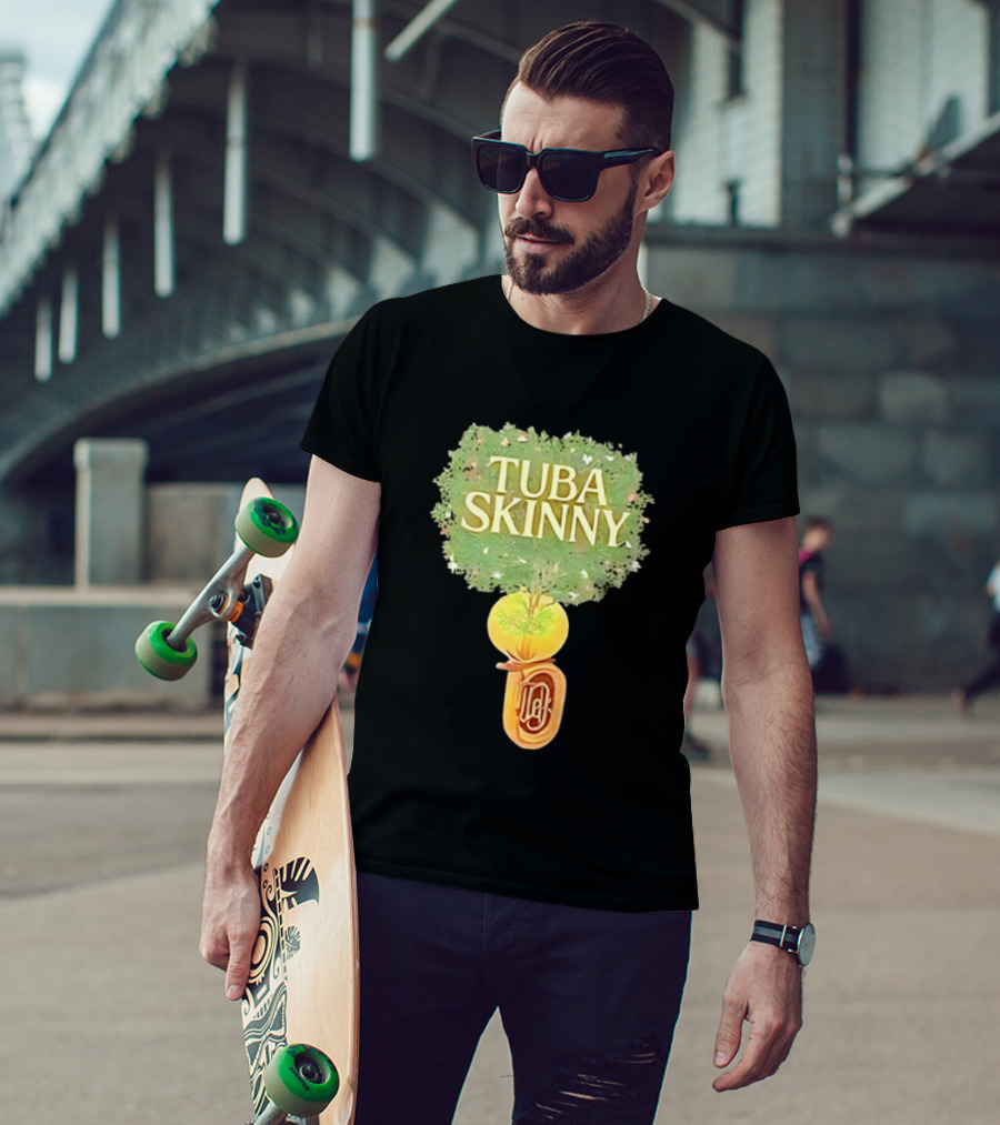 Tuba Skinny Tree And Tuba T-Shirt
