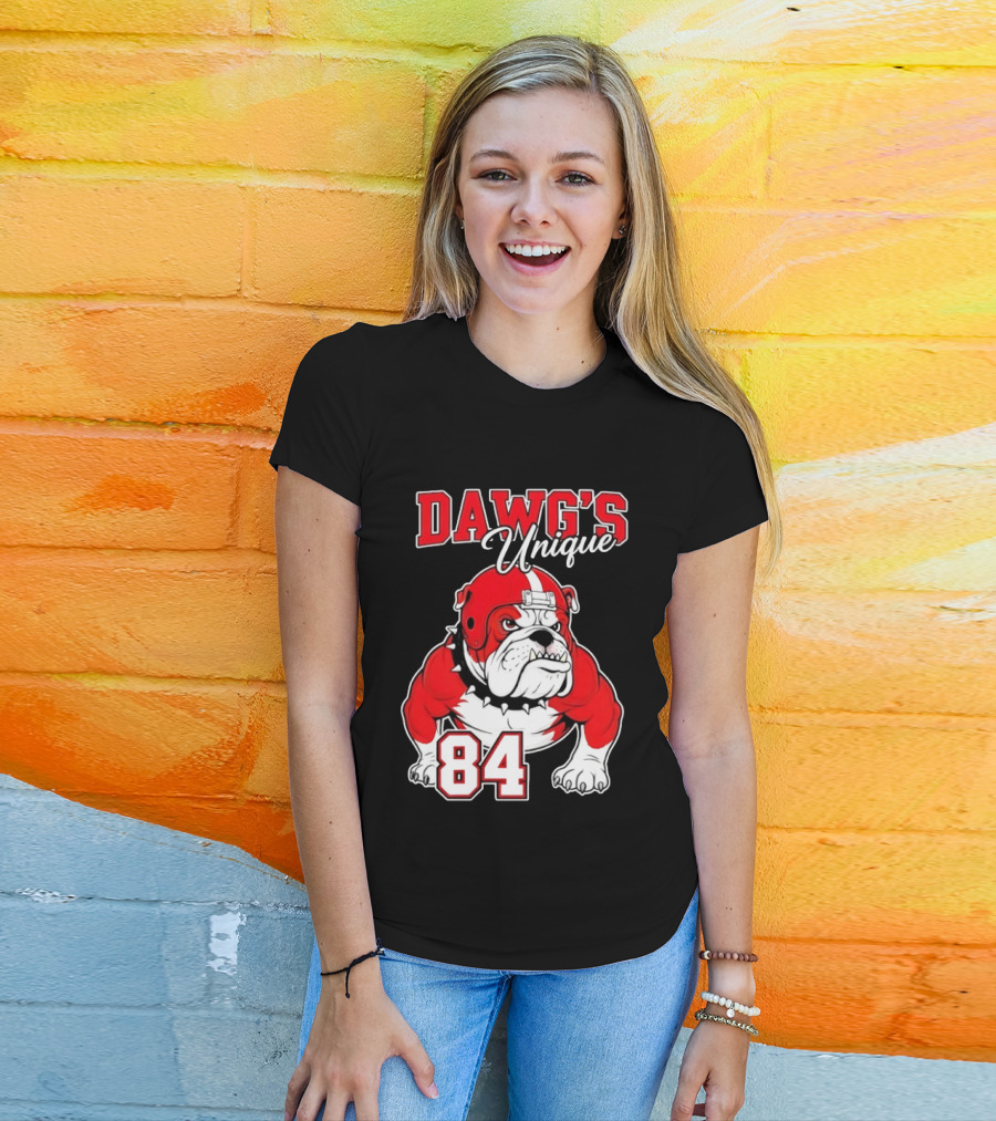 Ladd McConkey 84 Georgia Bulldogs Dawg's Unique Football Fan Gear T-Shirt