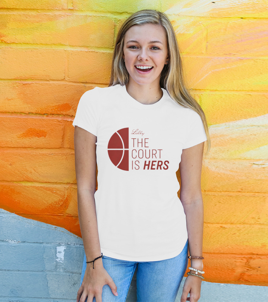 Lilly The Court Is Hers Basketball T-Shirt