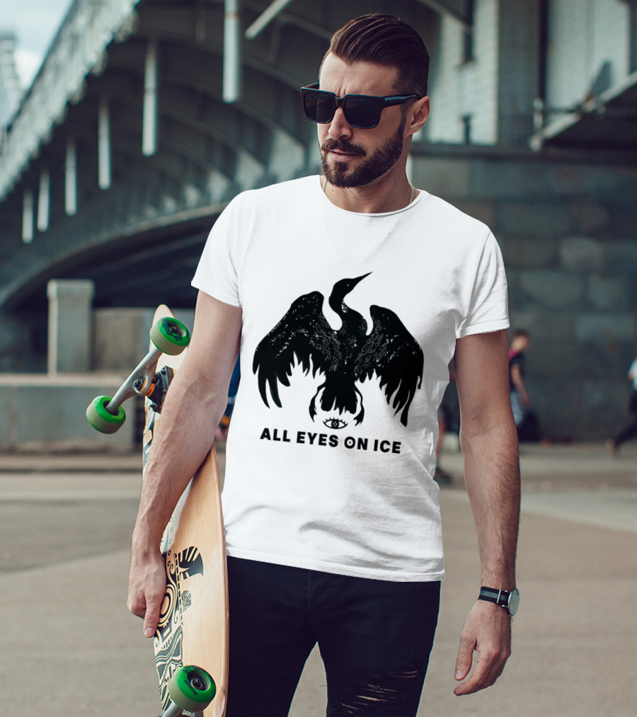 All Eyes On ICE Minnesota Rebel Loon Bird T-Shirt