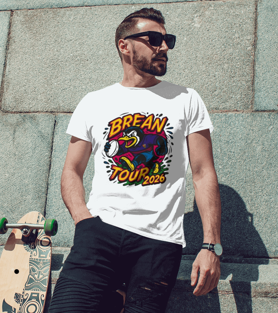 Brean Tour 2026 Rugby Mascot Dynamic T-Shirt