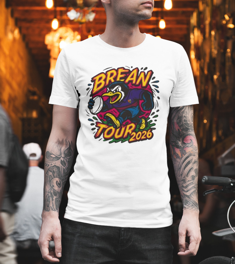 Brean Tour 2026 Rugby Mascot Dynamic T-Shirt