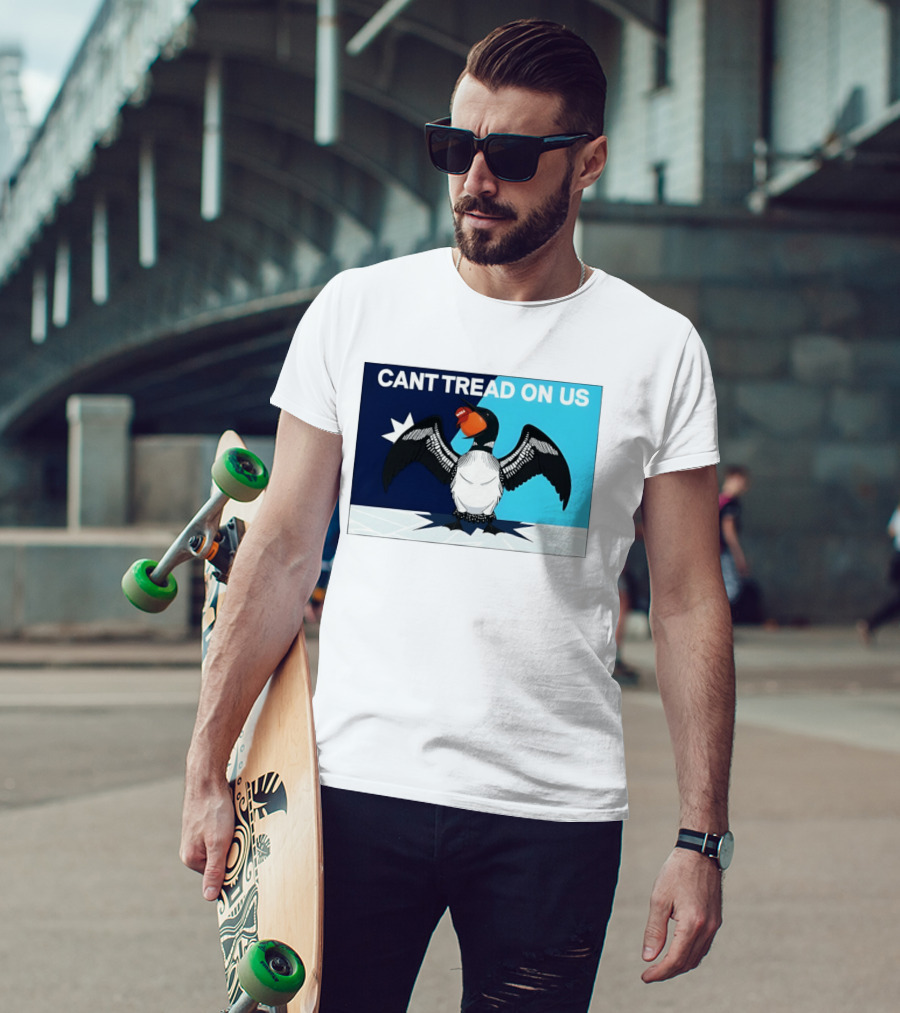 Can't Tread On Us MN State Bird Loon Protest Star T-Shirt