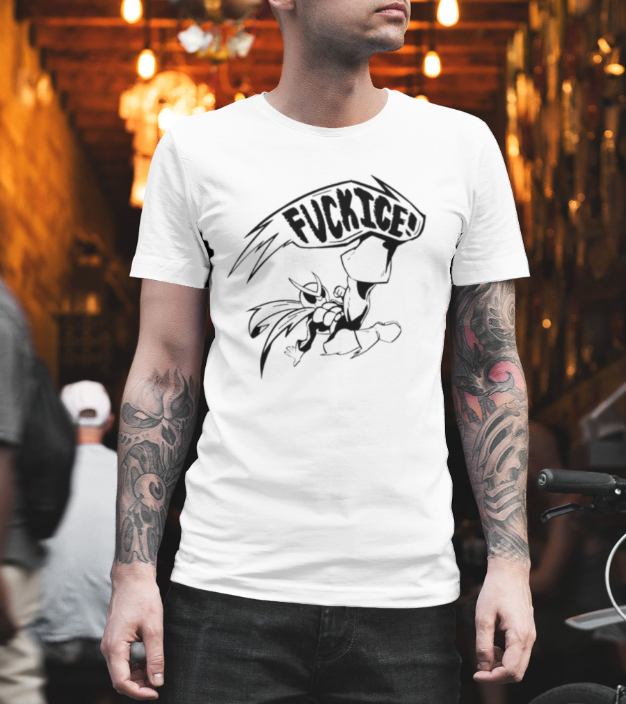 Mask Change Fvck Ice Kick Dynamic Character Action Comic T-Shirt