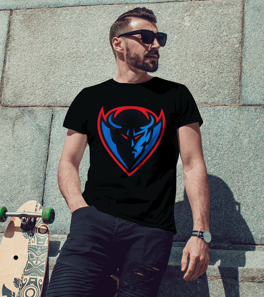 DePaul Blue Demons Iconic Logo Bold Centerpiece T-Shirt