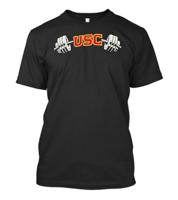 USC Football Gym Dumbbell Fitness 2026 T-Shirt