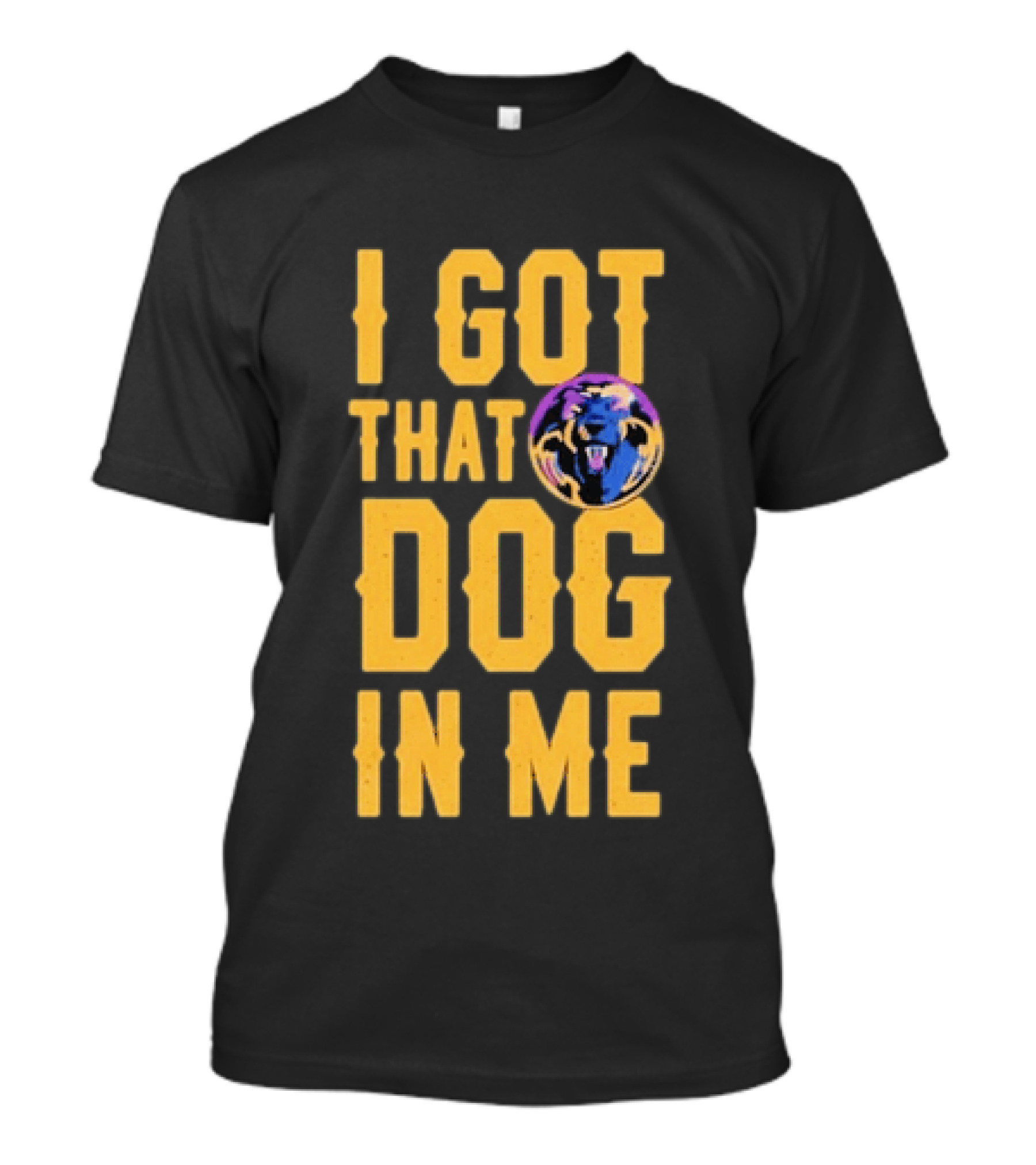 Michigan Dogmen I Got That Dog In Me Bold Team Spirit Rugged T-Shirt