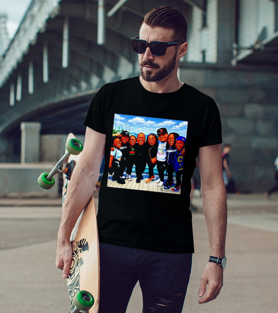 Family Bunch By Dezo Matching Crew Scenic Smiles T-Shirt