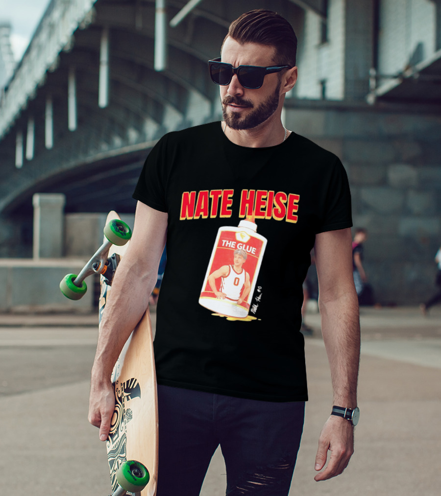 Nate Heise The Glue Bottle Basketball Player T-Shirt