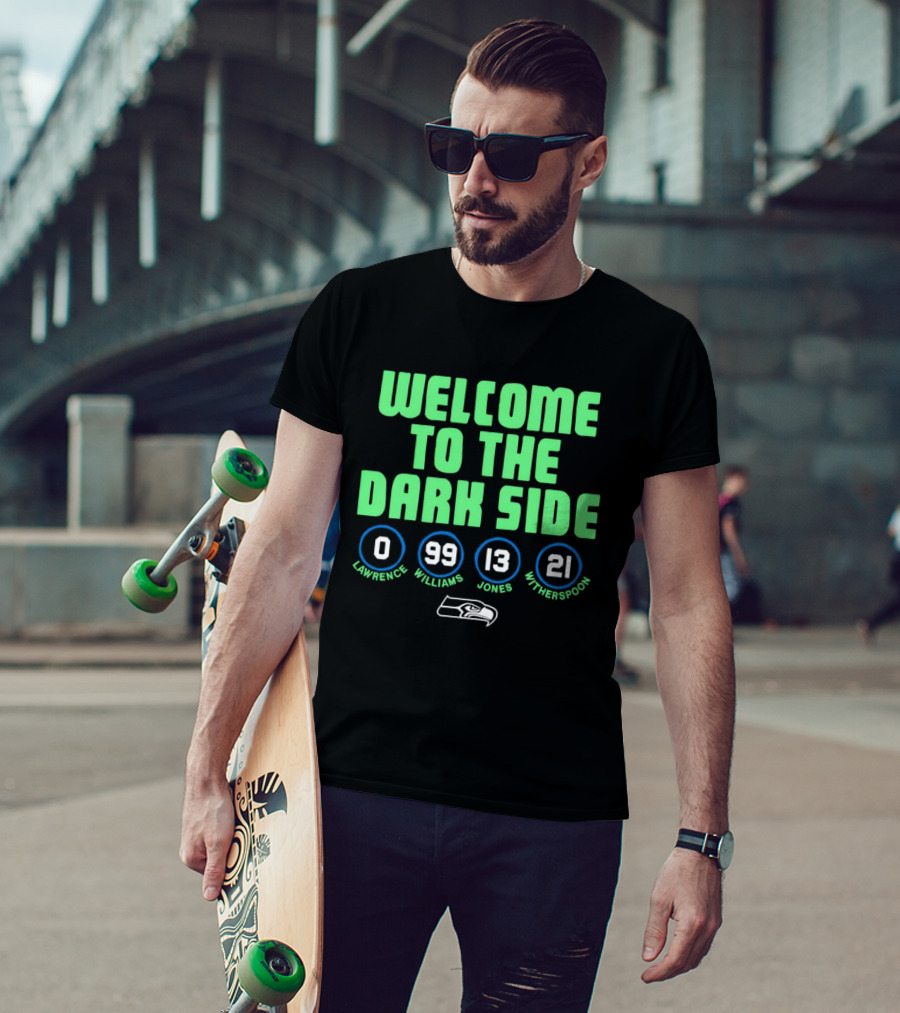 Welcome To The Dark Side Seahawks Lockett Reed Jones Witherspoon T-Shirt