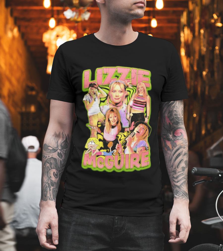 Lizzie McGuire Hilary Duff Disney Channel Iconic 2000s Cartoon Show T-Shirt