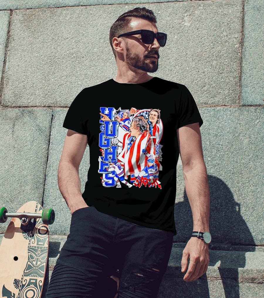 Hughes USA 86 American Hockey Pride T-Shirt
