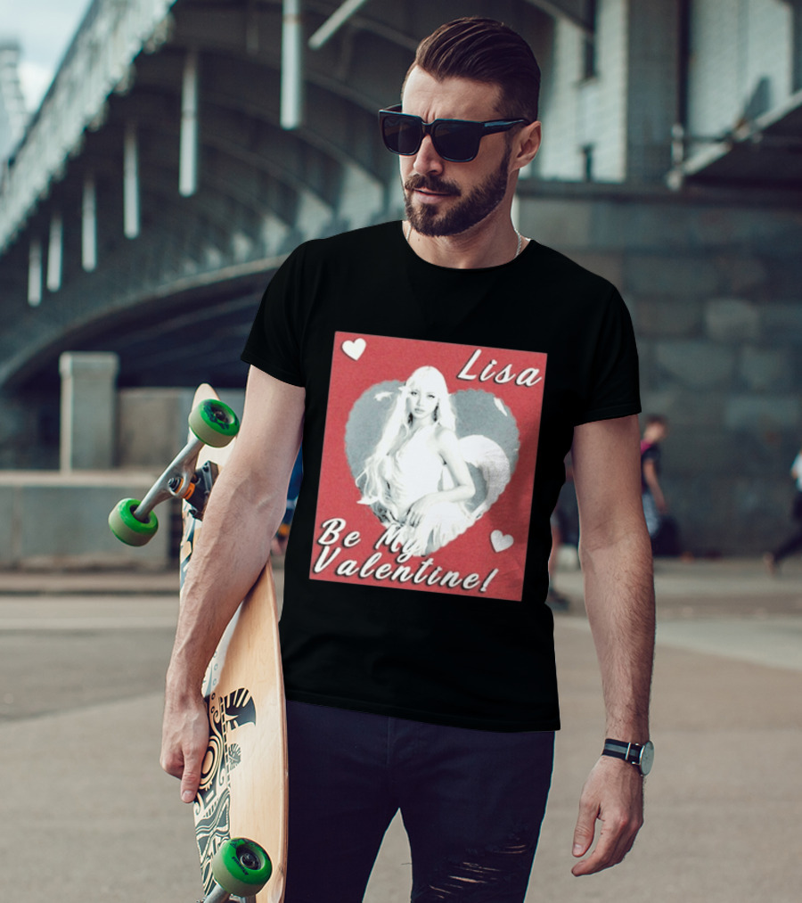 Lisa Be My Valentine Heart T-Shirt
