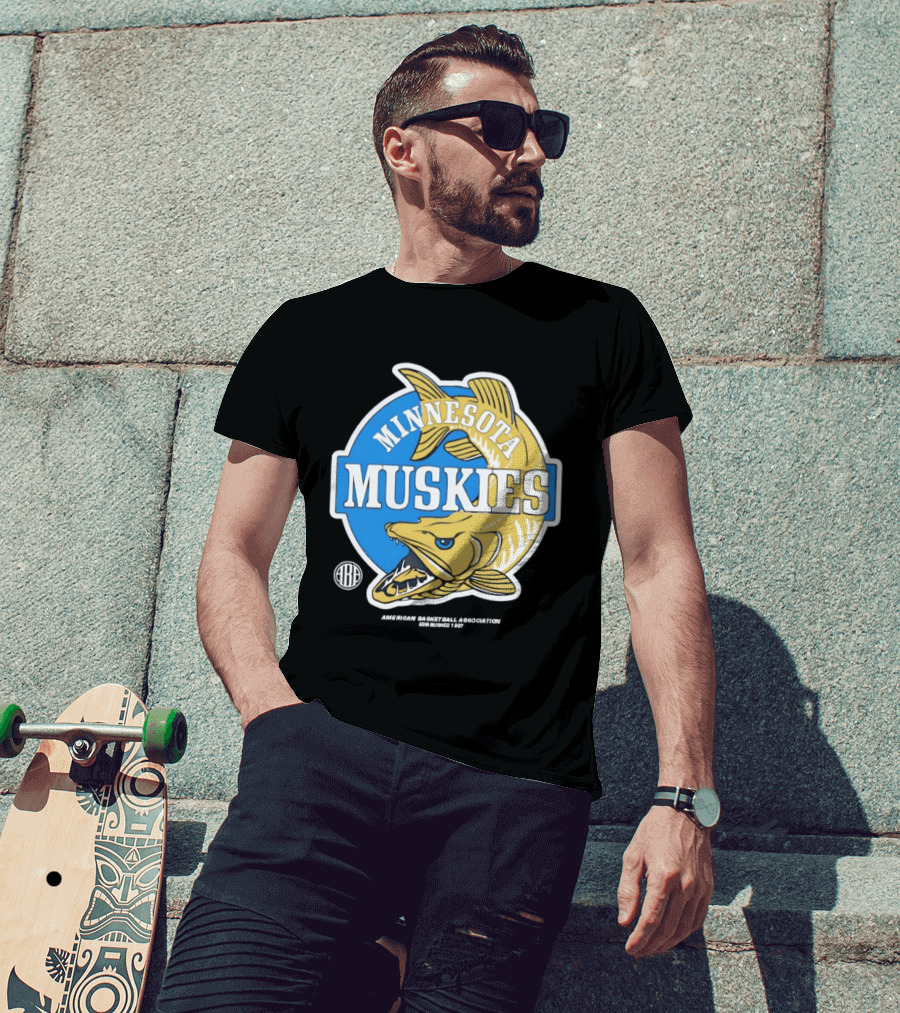 Minnesota Muskies ABA 1967 Vintage Team T-Shirt