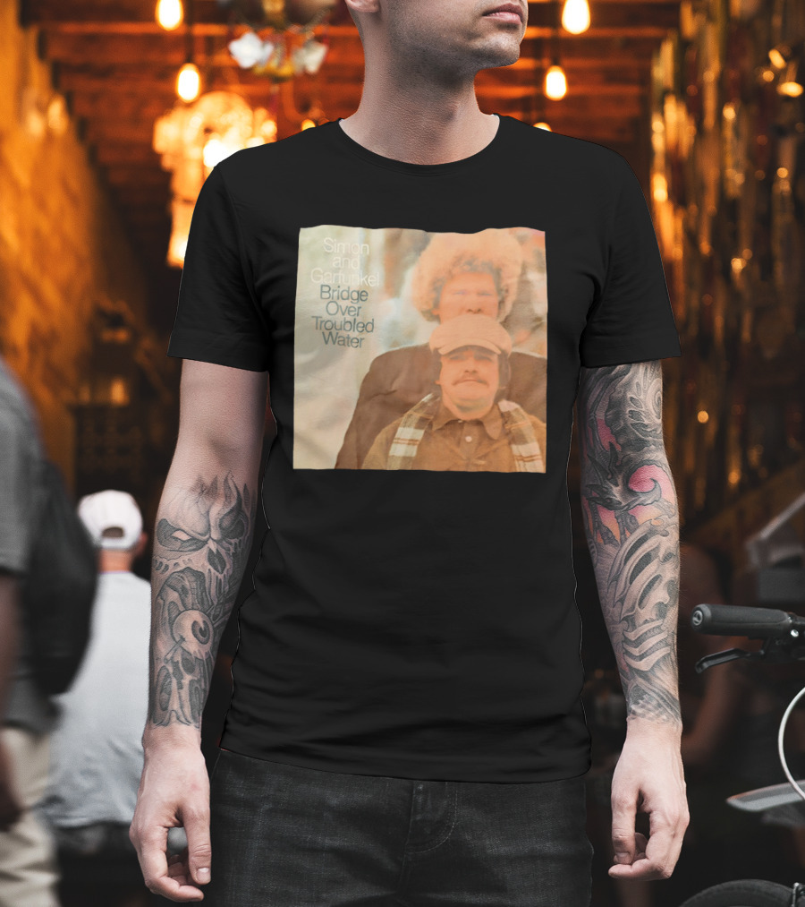 Simon And Garfunkel Bridge Over Troubled Water Album Cover T-Shirt