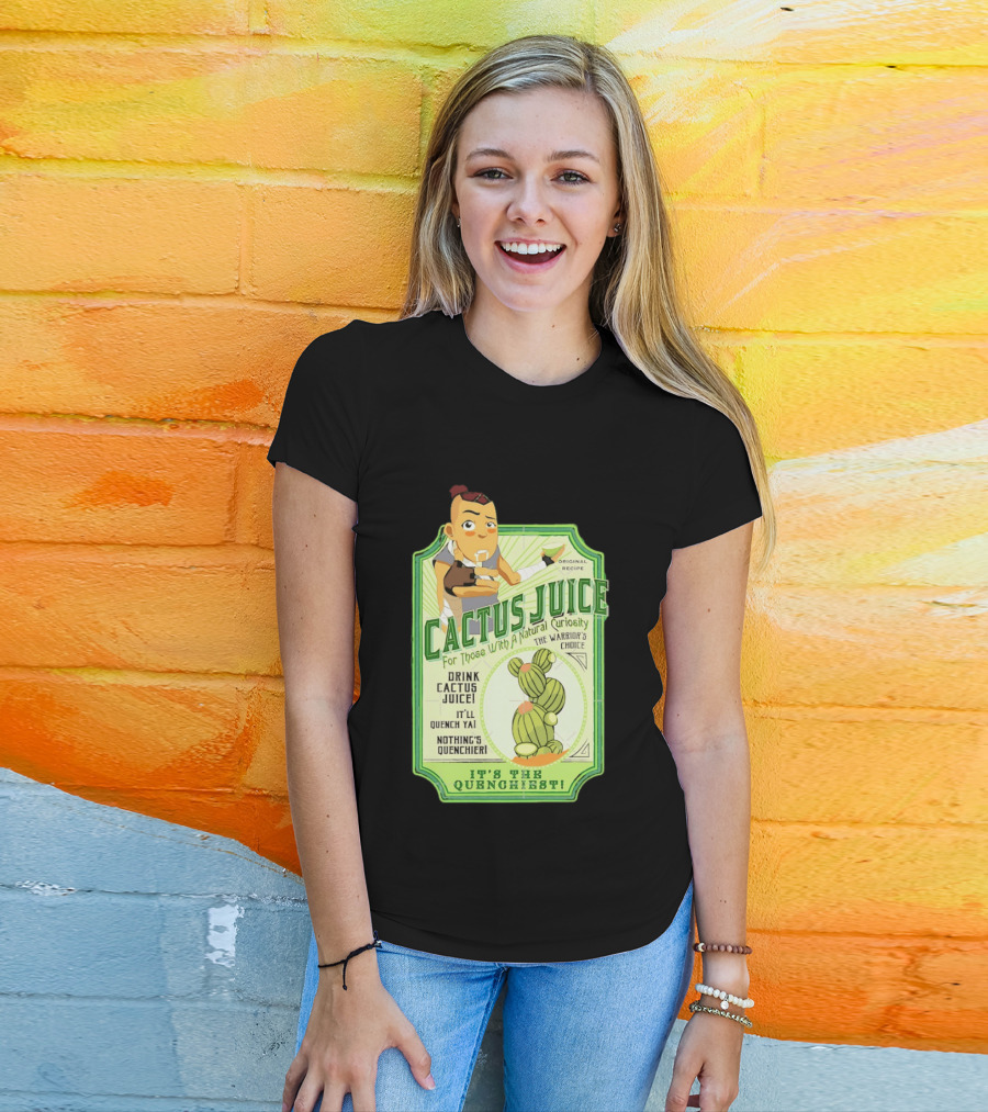 Sokka Cactus Juice It's The Quenchiest The Warrior's Choice Avatar T-Shirt