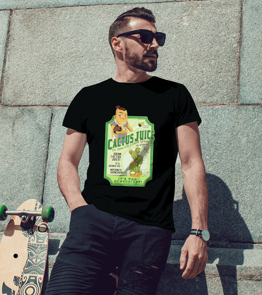 Sokka Cactus Juice It's The Quenchiest The Warrior's Choice Avatar T-Shirt