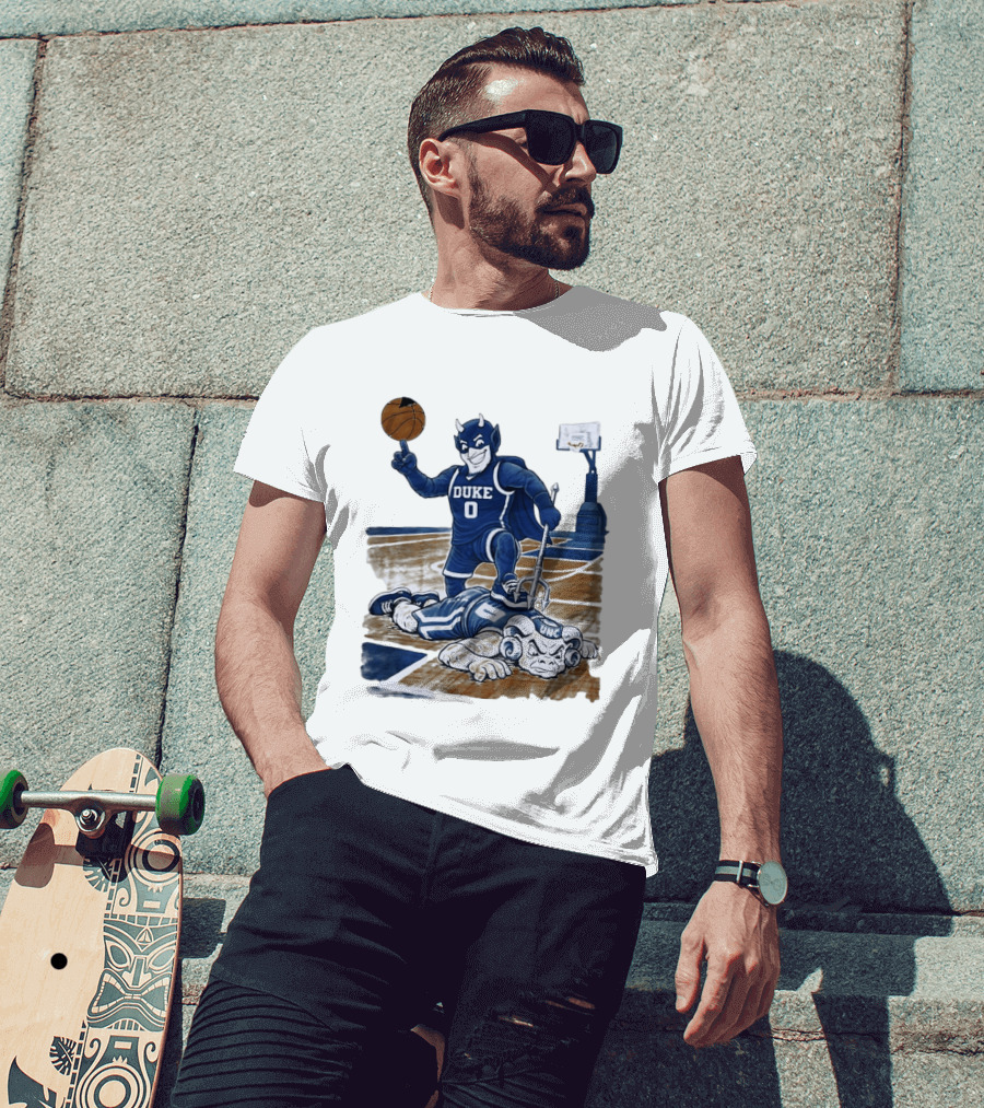 Duke Blue Devils Victory Over UNC Tar Heels Basketball Rivalry T-Shirt