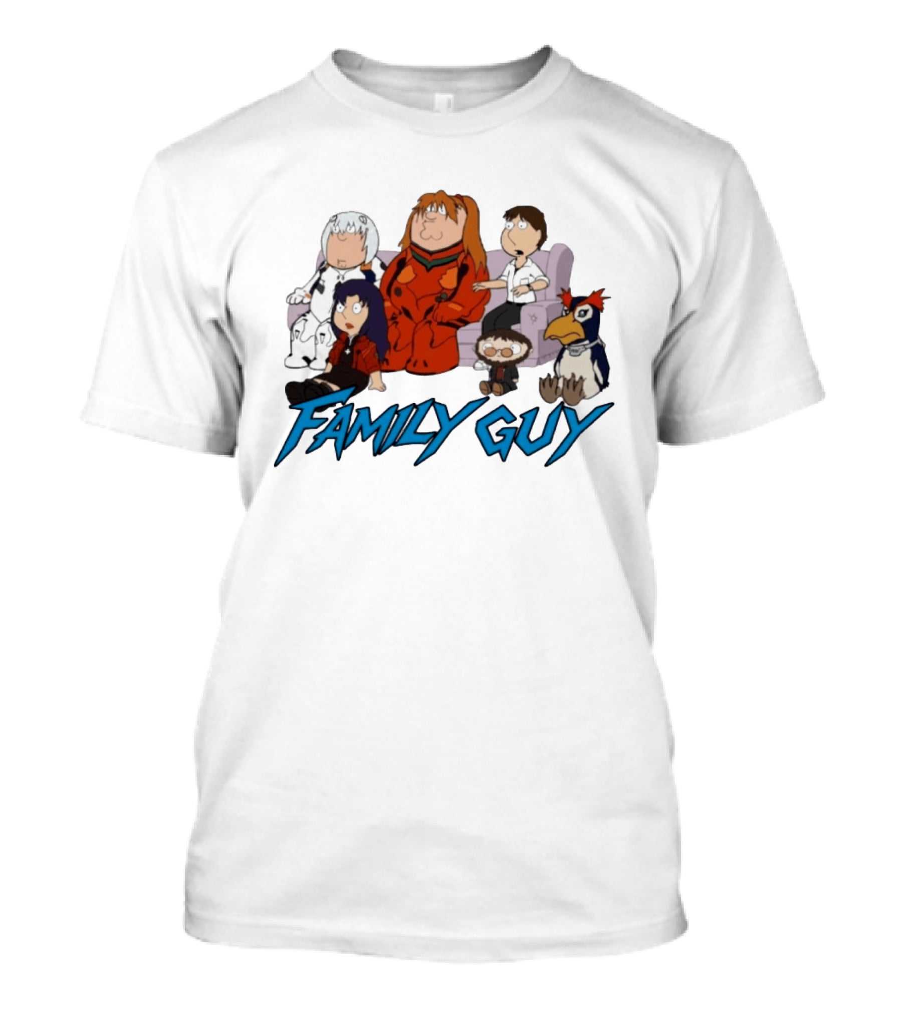 Family Guy Characters Anime T-Shirt